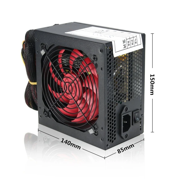 Штепсельная Вилка европейского стандарта 800 Вт для Intel Amd Pc 12V Atx блок питания Sli Pci E