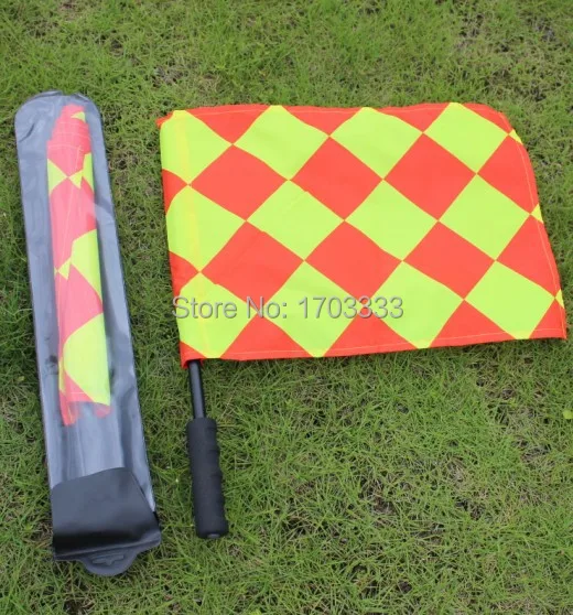 30 пар судейский флажок для футбола футбольный рефери linesman флаг оборудование в