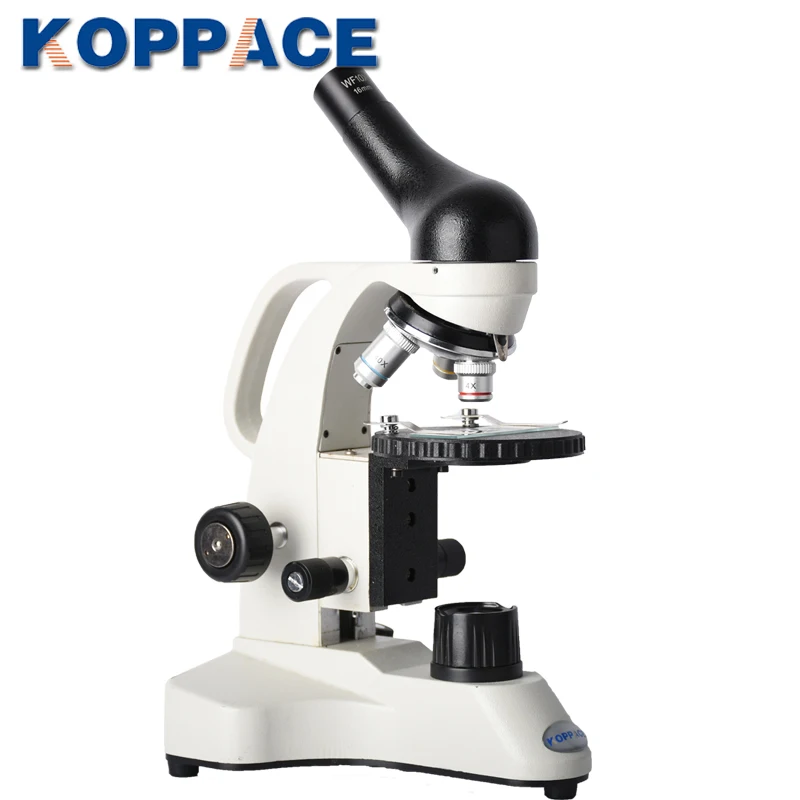 Монокулярный Биологический микроскоп KOPPACE 40X-640X 360 градусов вращения домашний
