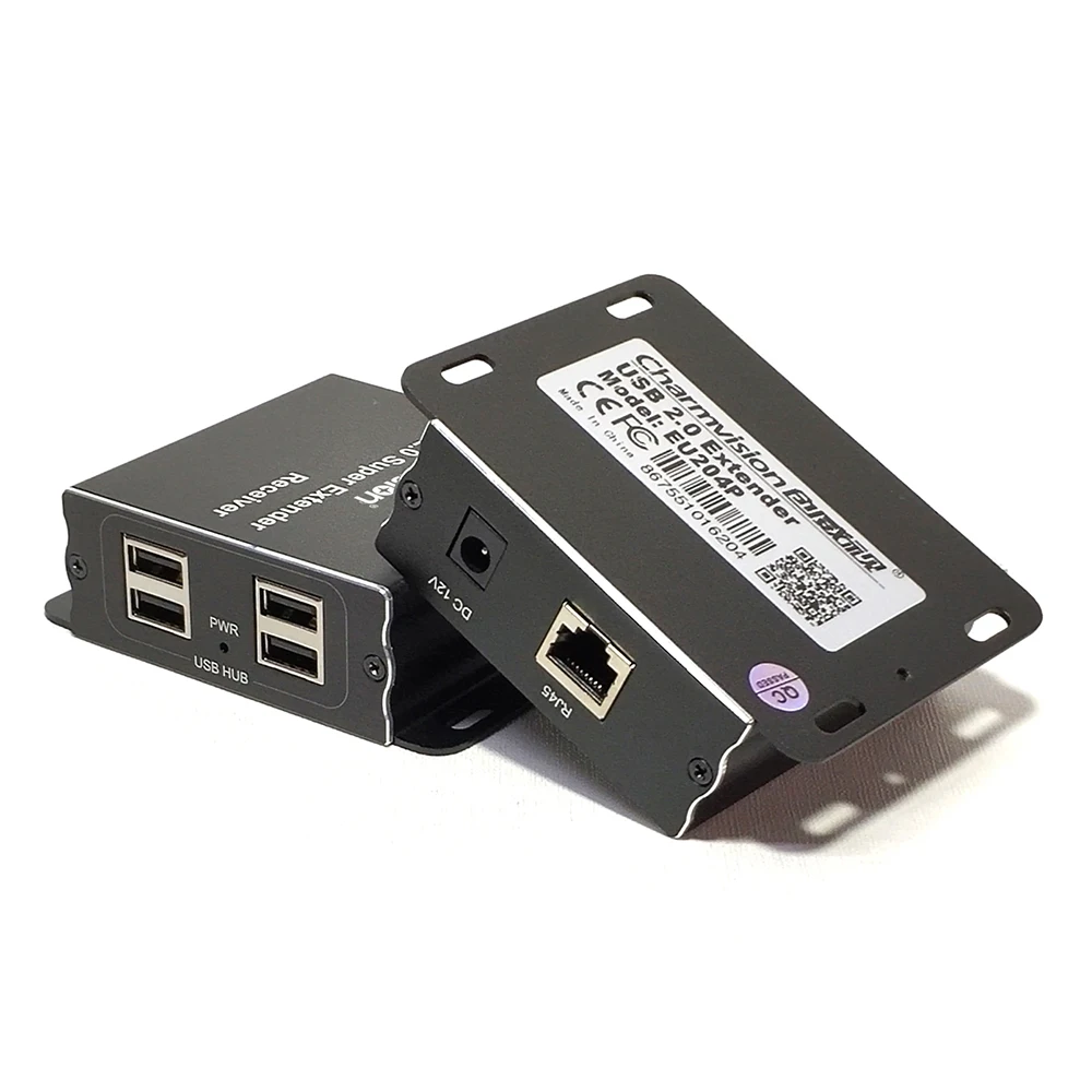 Charmvision EU204P 100 метров USB удлинитель Поддержка USB2.0 протокол с 4 USB2.0 480 Мбит/с выходной порт через RJ45 UTP CAT6 кабель