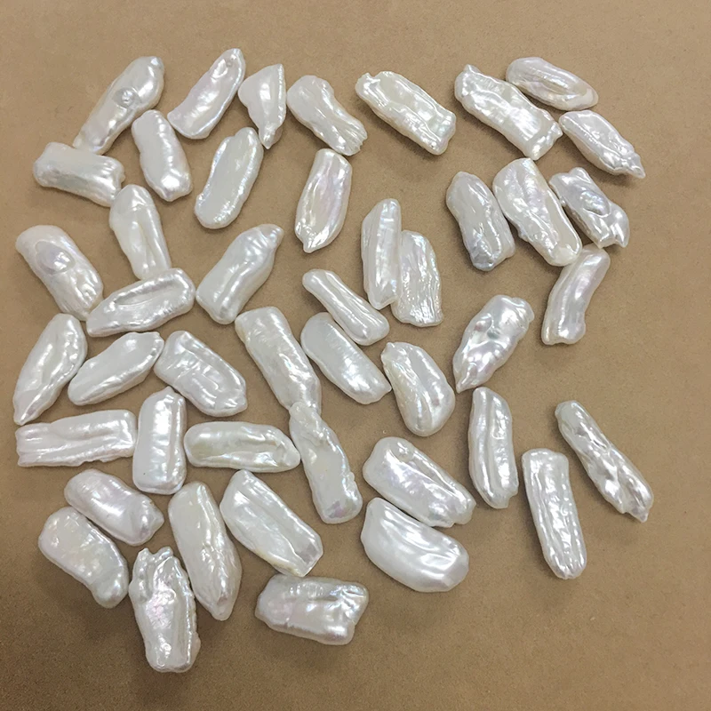 3 шт./лот KESHI PEARL BIWA pearl beads 100% натуральный пресноводный барочный жемчуг длиной