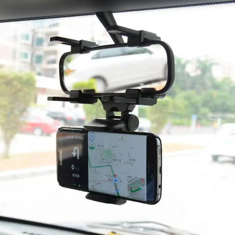 Универсальный Авто gps DVR крепление зеркало заднего вида зажим Кронштейн подставка держатель стойка поддержка автомобильные аксессуары