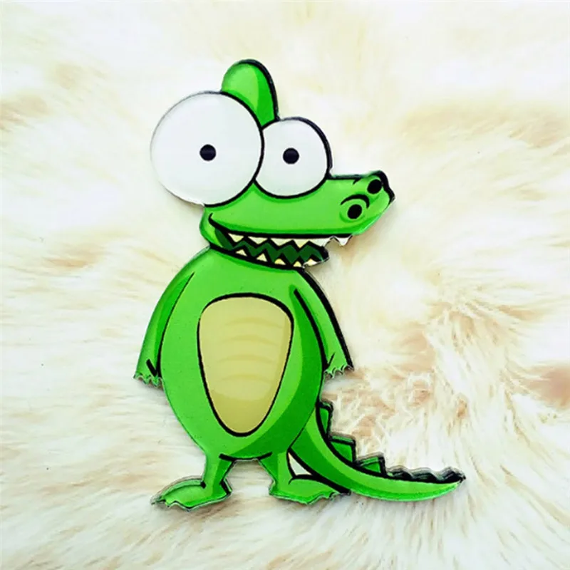 imixlot 9 Styles Funny Animals Monkey Cattle Leopard Elephant Acrylic Brooches For Kids Birthday Party School Blouse Accessories | Украшения
