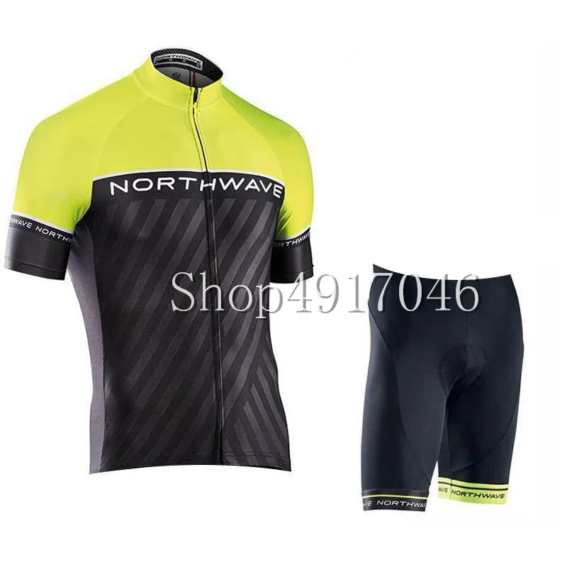 2019 NW Лето Ropa Ciclismo велосипедные кофта и шорты комплект/стрейч велосипед одежда
