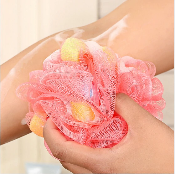 2 шт./лот мягкие губки для душа мытья тела в форме шариков|body puff|bath flowerbath ball |