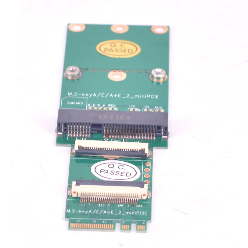 

M.2 to mini pcie wireless network card FPC Extension adapter A E key NGFF slot to Mini pci-e wifi Bluetooth Riser with LAN cable