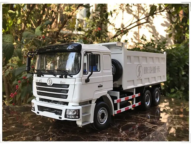 Изысканный 1:24 тяжелых грузовиков SHACMAN Delong F3000 строительные машины литая