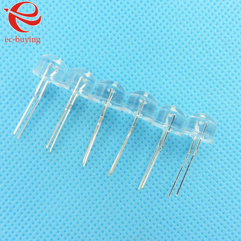 8 мм теплая белая соломенная шляпа светодиодные излучающие диоды сверхъяркая