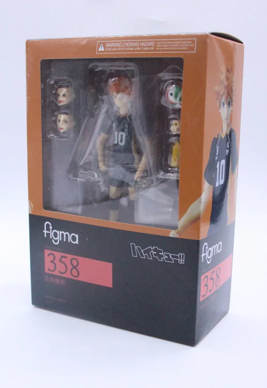 Haikyuu Figma 358 Hinata Shoyo волейбольная фигурка игрушки ПВХ японского аниме-волейбол