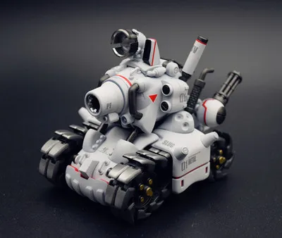 as the picture 8 видов стилей 1/35 видео компьютерная игра металлический Слизняк Танк окрашенный ПК с оружием Мини Милая коллекция Сборная модель игрушки - Цвет: as the picture