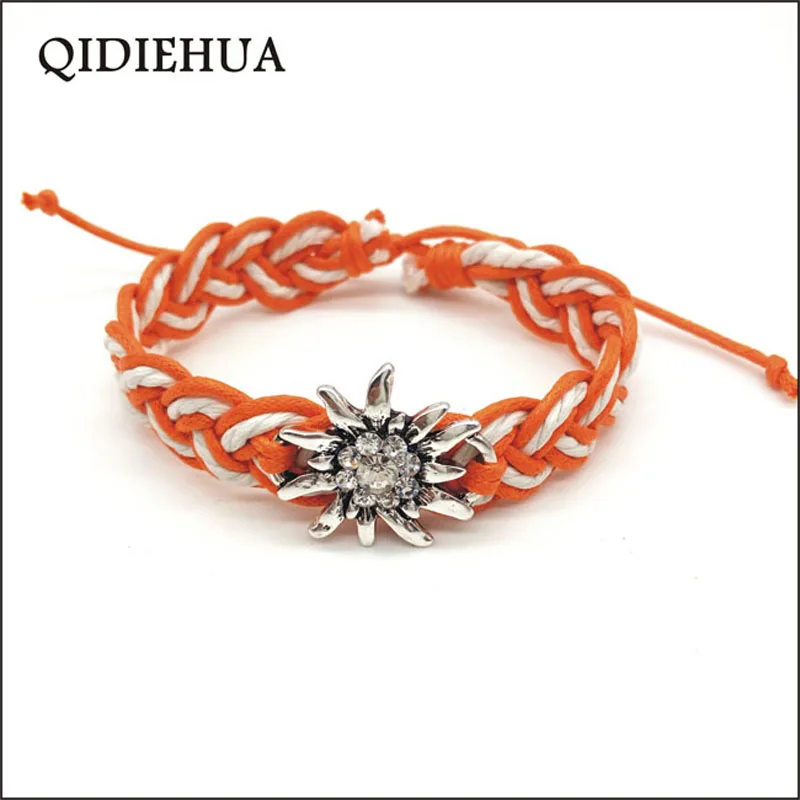 Новые стили браслет Edelweiss счастливая дружба цветок Boho ручной работы многоцветный
