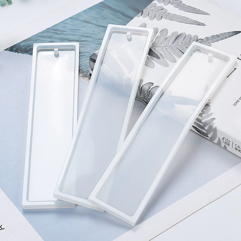 

Bookmarks Shape Silicone Resin Mold Jewelry Cute Making DIY Craft White