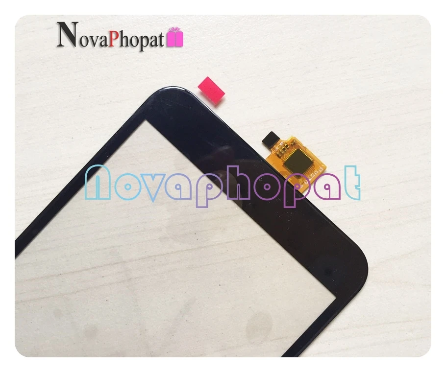 Novaphopat Черный сенсорный экран для BQ BQ-5515L быстрая замена сенсорного экрана