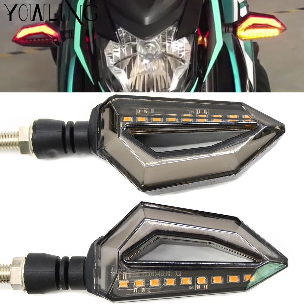 

For Yamaha TMAX500 T-max 530 Tmax 530 DX SX 2017 2018 Motorcycle Super Bright 14 LED Turn Signal Lights Indicator Amber Blinker
