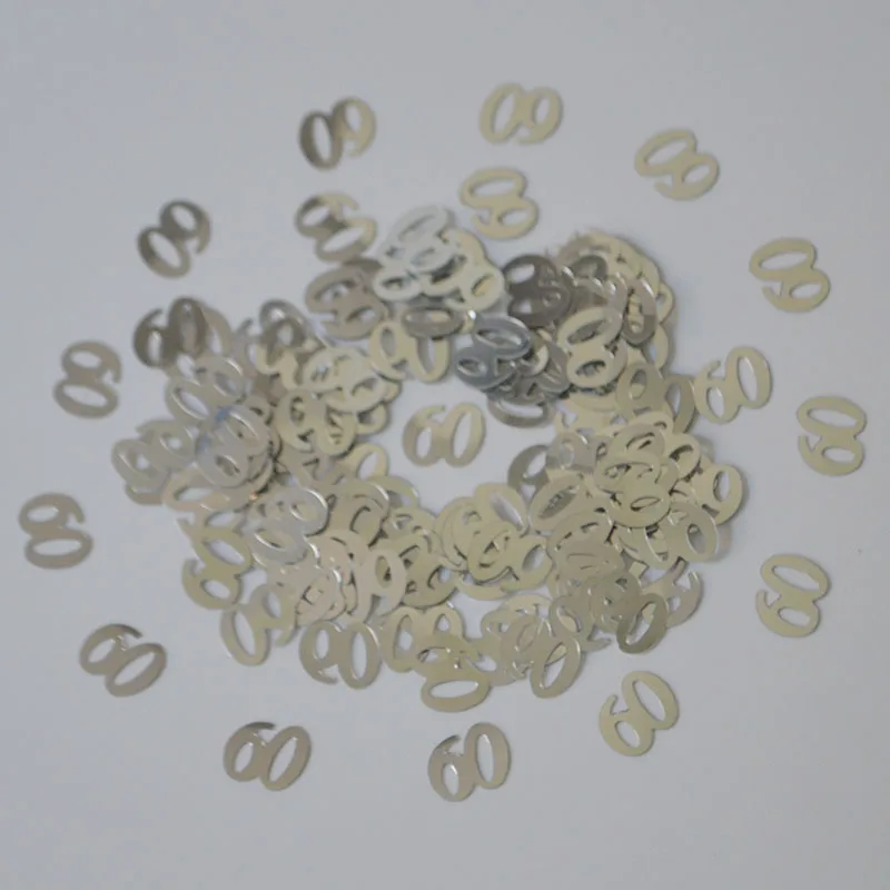 Цифры цифры в виде цифр для вечеринки честь Дня Рождения серебро 150 г 13 16 18 20 21 30 40 50