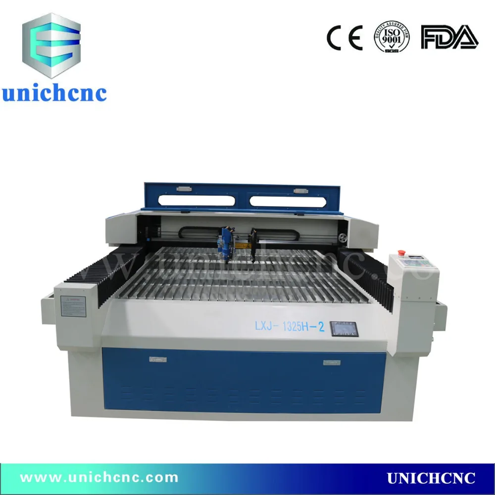 Станок для лазерной резки нержавеющей стали и металла UNICHCNC 1325 с двумя