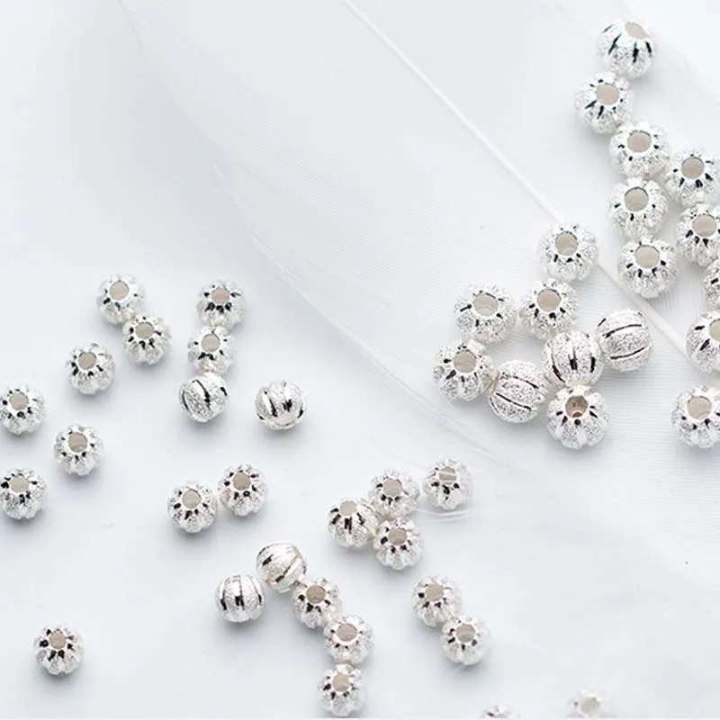Круглый Кулон из серебра 925 пробы с бусинами|Ювелирная фурнитура и компоненты| |