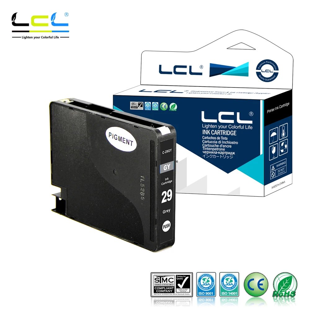 Чернильный картридж LCL PGI 29 PGI29 (1 упаковка серый) совместимый с Canon PIXMA Pro 1| |