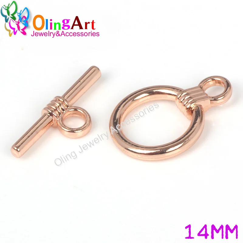 OlingArt 14*20 мм Круглые античные бронзовые/Серебристые/золотистые цвета розового золота браслет ожерелье DIY Изготовление ювелирных изделий