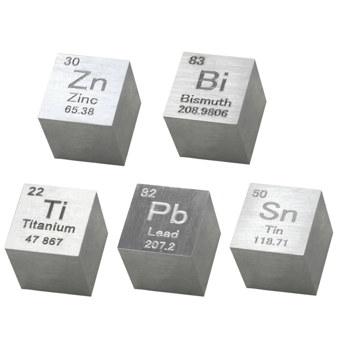 10x10x10 мм wiredraw Stannum Bismuth Zinc plumбум титановый Набор кубиков Периодическая Таблица