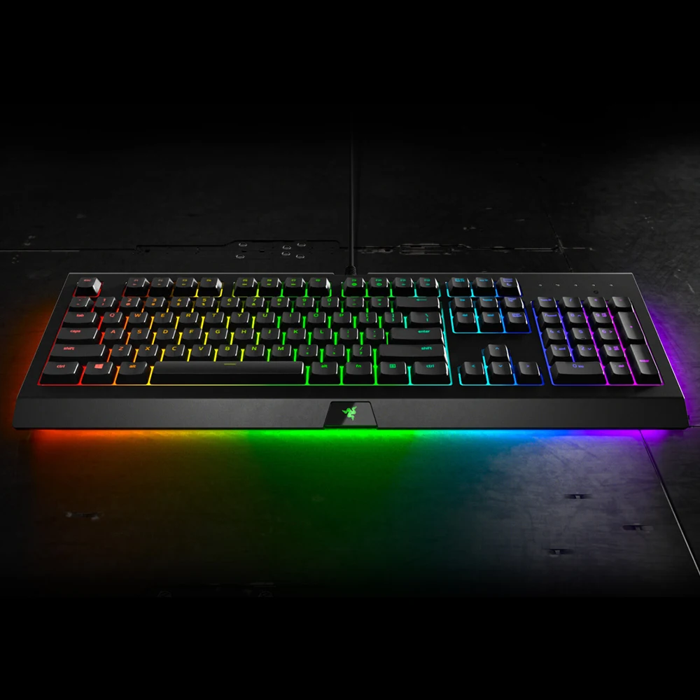 Игровая мембранная клавиатура razer Cynosa Chroma Pro, клавиатура с RGB подсветкой для игры, полностью программируемые клавиши, 104 клавиш, защита от проливания