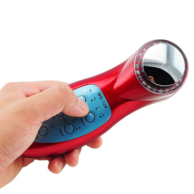 7 цветов 3MH светодиодный фотонный ультразвуковой прибор для ухода за кожей лица|beauty machine|photon ultrasonictherapy device |