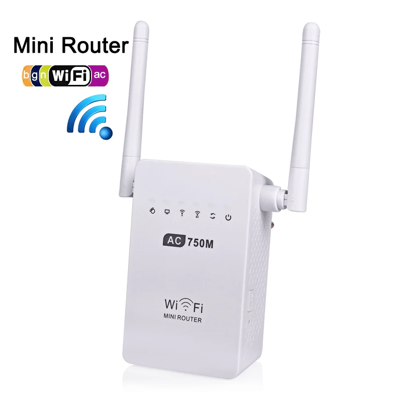 Оригинальные мини Wi-Fi маршрутизатор Dual-Band 2.4/5 ГГц 750 Мбит/с Беспроводной