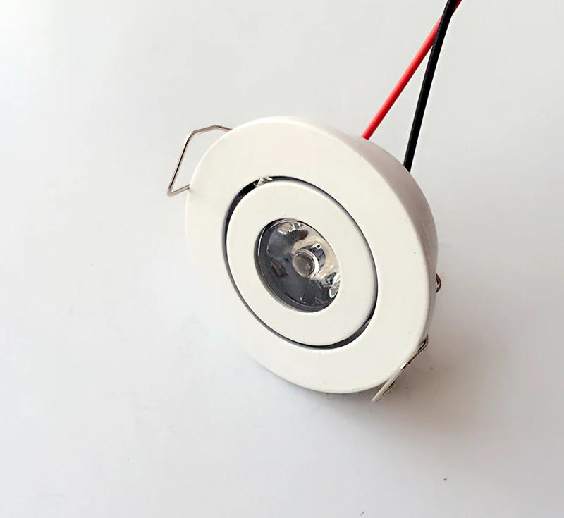 Белый корпус CREE 3 Вт Светодиодная лампа для шкафа с регулируемой яркостью