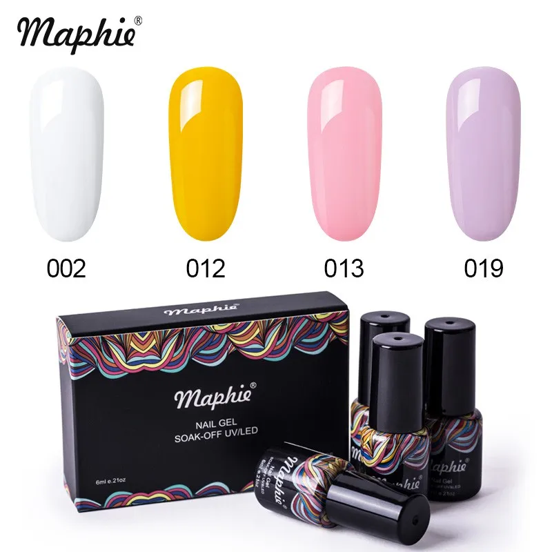 14 Maphie 4 шт/партия золотой цвет серии Led гель лак для ногтей набор супер мерцающий блеск УФ Гель-лак для ногтей Полупостоянный гель - Цвет: 14