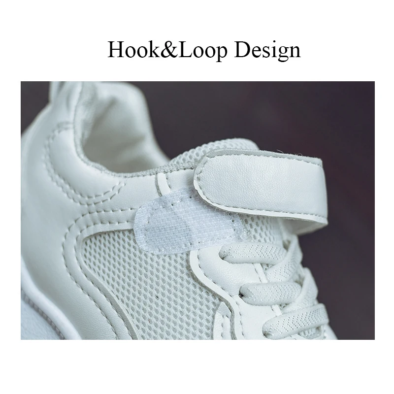 Kids Sports Shoes Girls Child Sneakers 2019 Spring Autumn Boys Running Baby Pu Leather White Children Mesh | Детская одежда и