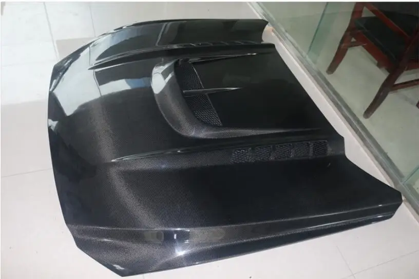 Передний бампер для автомобиля Ford Mustang ABS/углеродное волокно капоты двигателя 2010