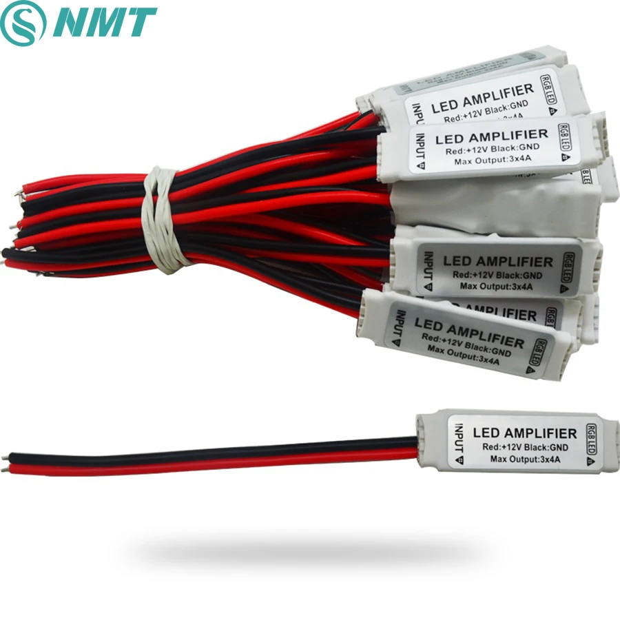

20PCS DC12V Mini RGB Led Amplifier Controller Common Anode 3Channel for SMD 3528 5050 Led Strip Lighting