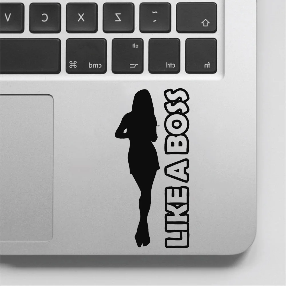 12*25cm Like a Boss Girl Silhouette Car Sticker Vehicle Window Decal Windshield Laptop Waterproof CL044 | Автомобили и мотоциклы