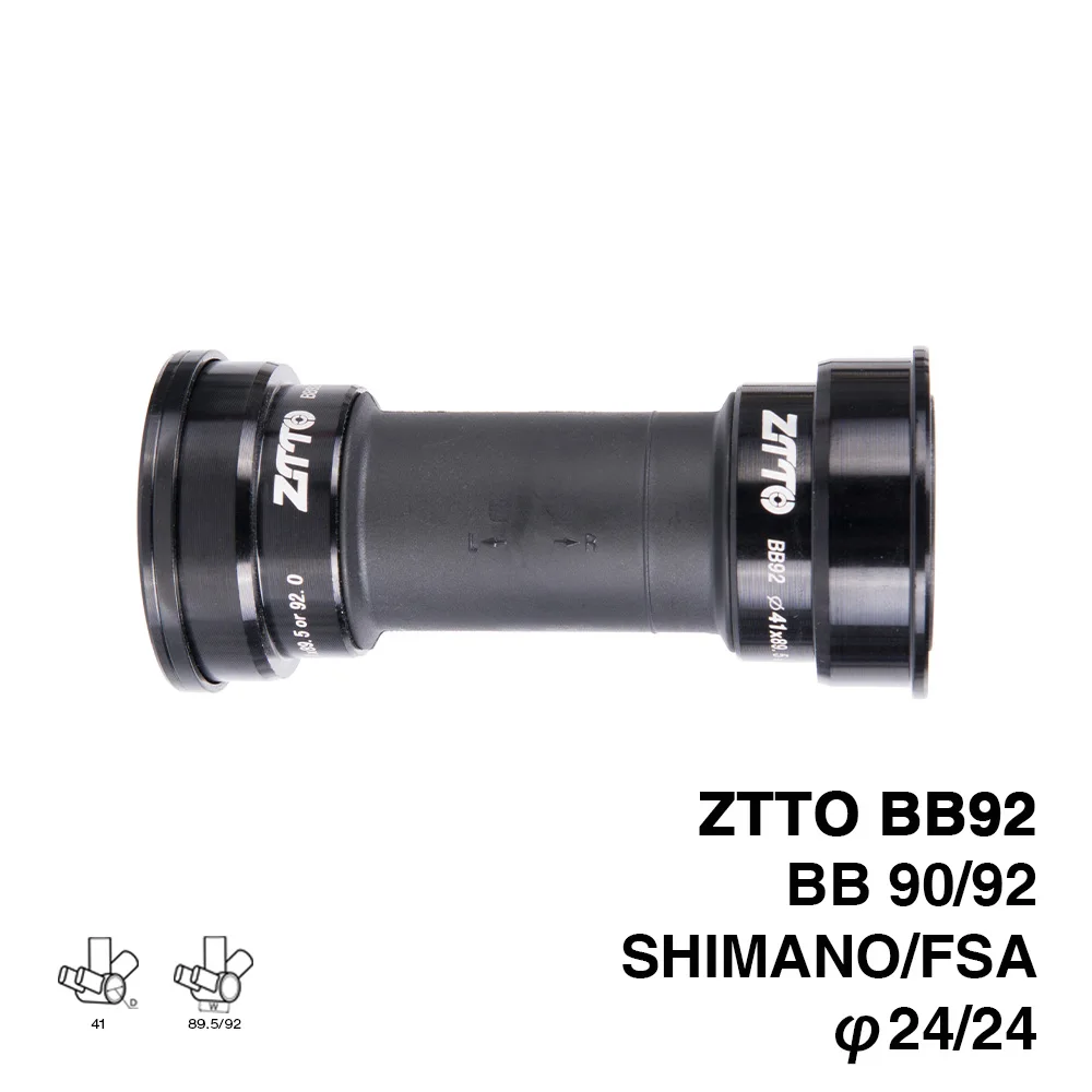 BB92 BB90 BB86 MTB горный велосипед Пресс Fit нижние кронштейны для Shimano PROWHEEL 24 мм шатуны