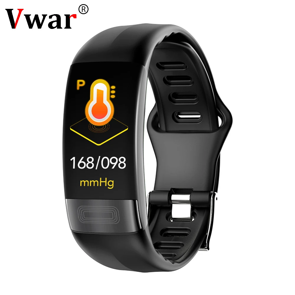 Vwar смарт-браслет с поддержкой ЭКГ+ PPG кровяное давление мониторинг сердечного ритма IP67 Водонепроницаемый Шагомер спортивный фитнес-браслет VS H66 P3