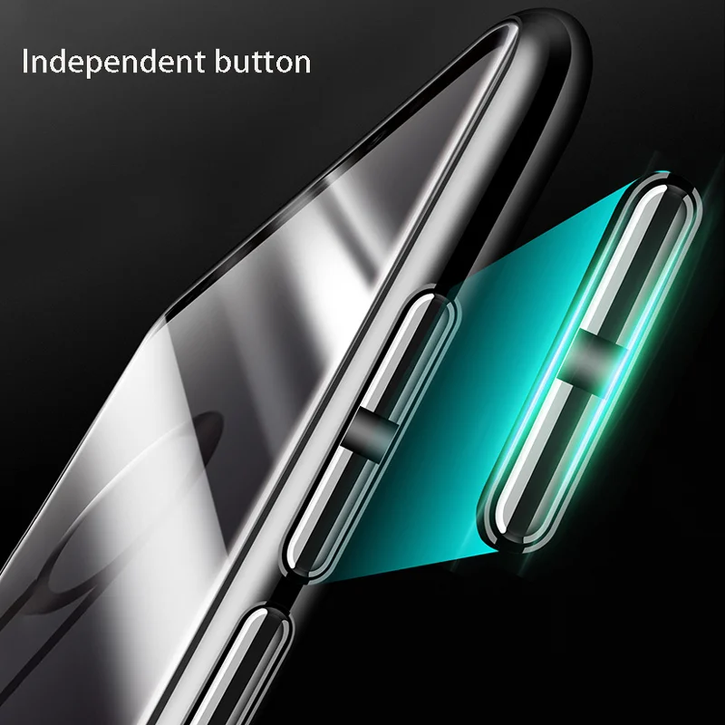 Магнитная Адсорбция металлический корпус для samsung Galaxy J4 J6 J8 плюс A7 A9 A8 2018 M10 M20 M30 A70