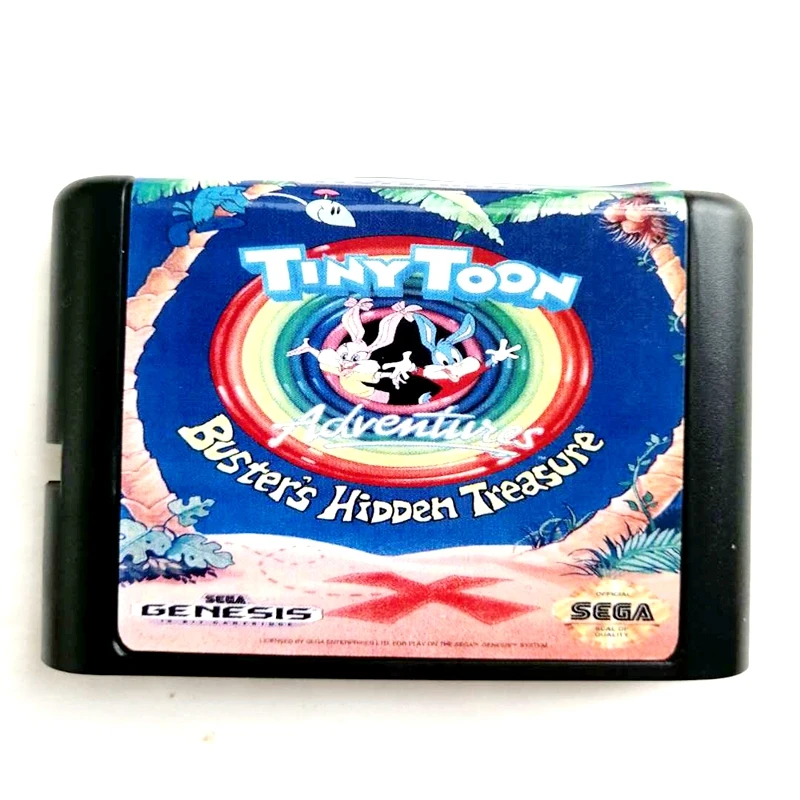 Карта памяти Tiny Toon Adventures 16 бит MD для Sega Mega Drive 2 SEGA Genesis Megadrive|Картриджи| |
