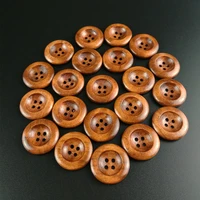 4 holes 20pcs round wooden buttons diy clothing apparel sewing decorative buttons 25mm1 scrapbooking buttons for clothing