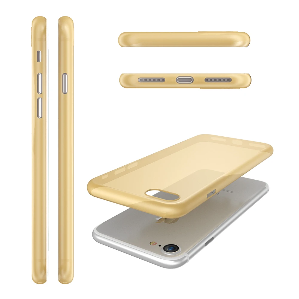 Чехол для телефона KISSCASE Muti-color iPhone X 7 8 6 6S Plus Ультратонкий матовый Жесткий ПК чехол