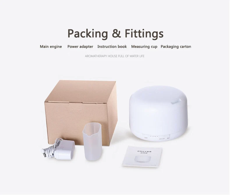 Ultrasonic Air Humidifier Essential Oil Diffuser Aroma Lamp Aromatherapy Electric Home Mist Maker | Бытовая техника