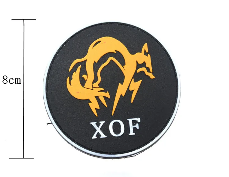 3D ПВХ MGS патч металлическая Шестерня Твердые патч XOF спецназ патч BadgeThe охотник за головами нашивки американская президентская