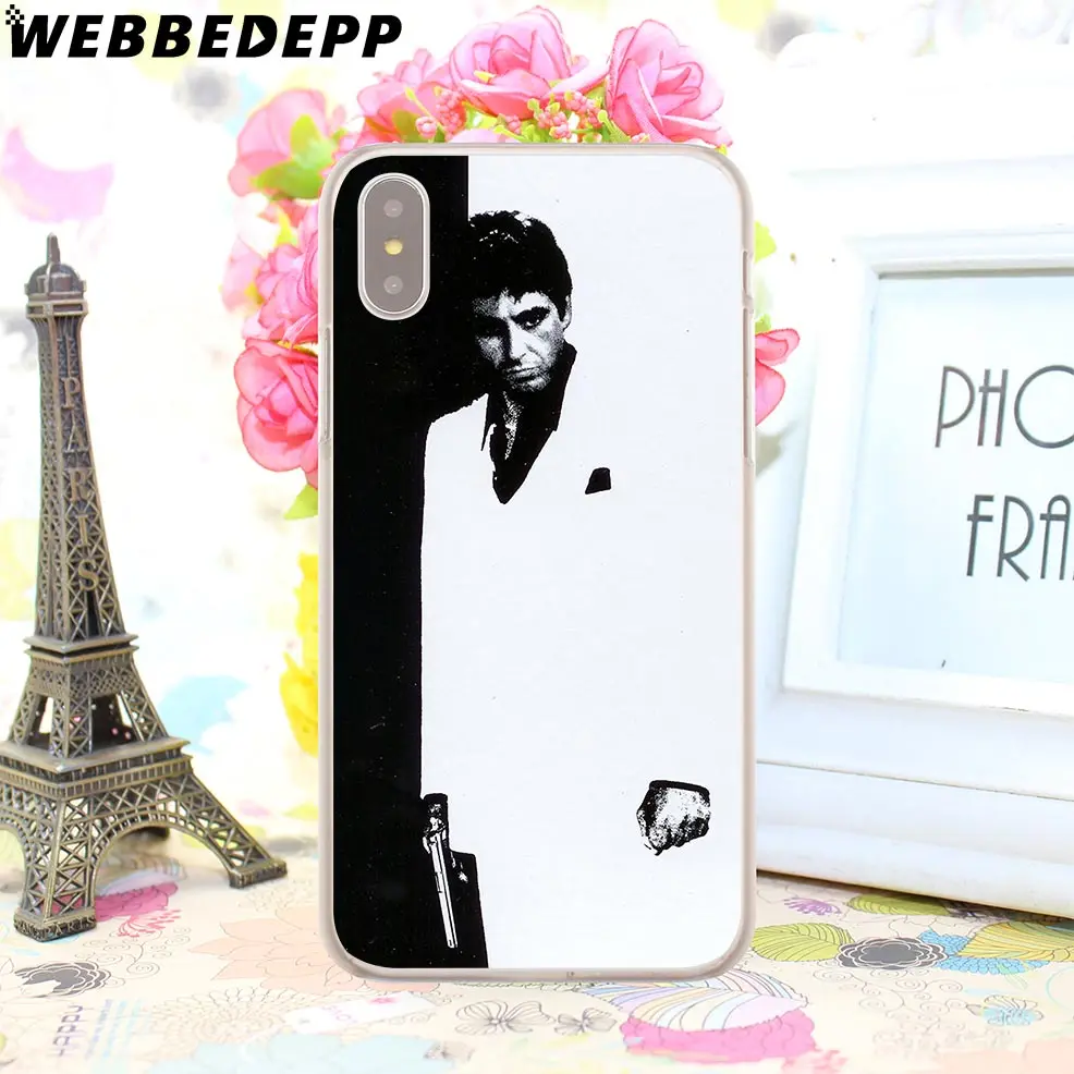 9 WEBBEDEPP Горячая Scarface Tony Монтана жесткий чехол для телефона для iPhone 4 4S 5C 5 5S SE 6 6S 7 8 Plus X XR XS 11 Pro Max задняя крышка - Цвет: 9
