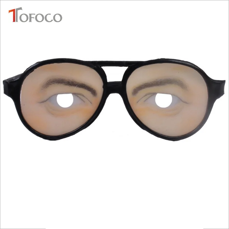 TOFOCO Горячие забавные хитовые игрушки пластиковые очки для сумасшедших глаз