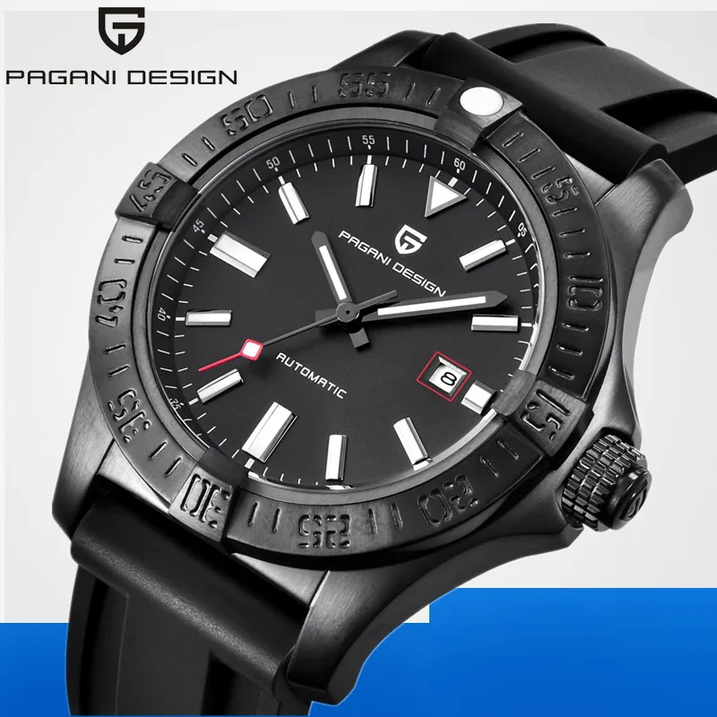 PAGANI Дизайн повседневные модные часы Reloj Hombre люксовый бренд водонепроницаемые противоударные автоматические механические часы Relogio Masculino