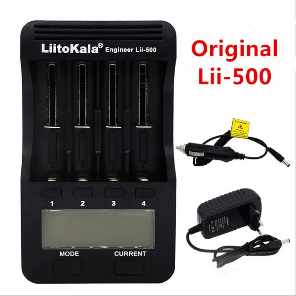 Зарядное устройство liitoKala LiitoKala 100% оригинальное с ЖК дисплеем 3 7 В 1 2 18650 26650 16340 14500