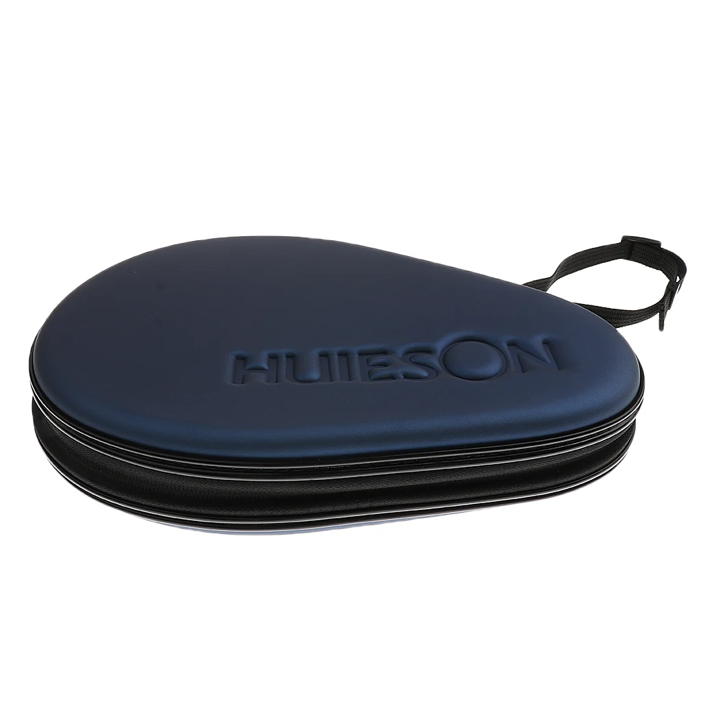 

Waterproof Table Tennis Racket Hard Case Ping Pong Paddle Cover Dark Blue