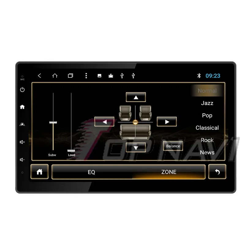 Topnavi 10.2'' Octa Core Android 8.1 Car Multimedia Player for Removable Universal Autoradio GPS Navigation Audio Stereo NO DVD |