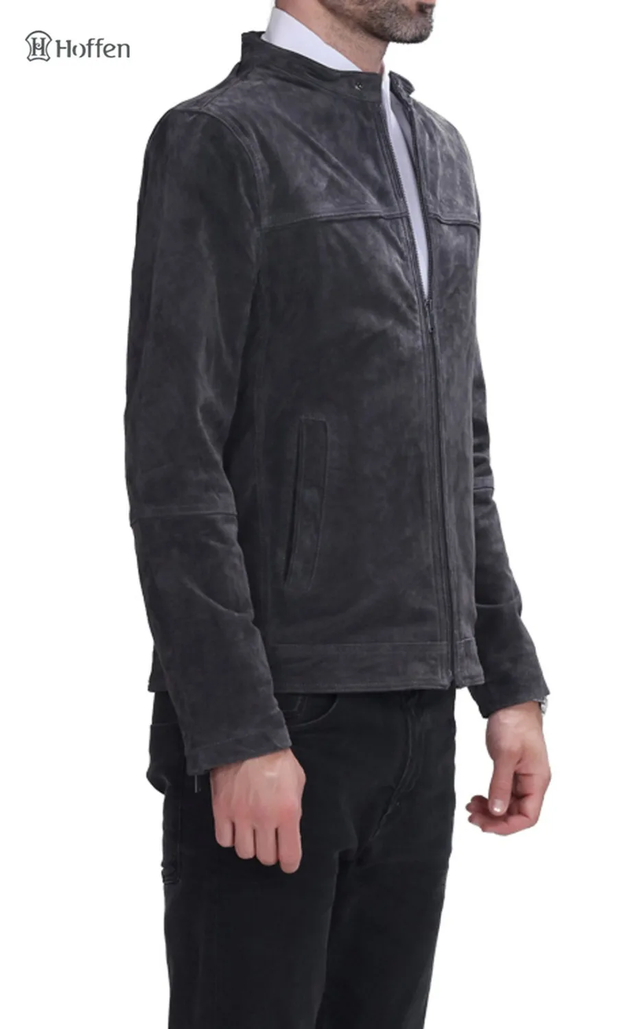 Мужская мотоциклетная куртка с воротником стойкой на молнии|overcoat men|overcoat maleovercoat