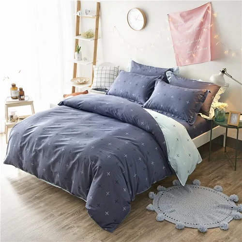 Bedding set 2 140/160X200 см простыня пододеяльник покрывало, Комплект постельного белья двойной queen King size комплекты хлопкового постельного белья простыня набор постельного белья parrure de lit - Цвет: Bedding set 2