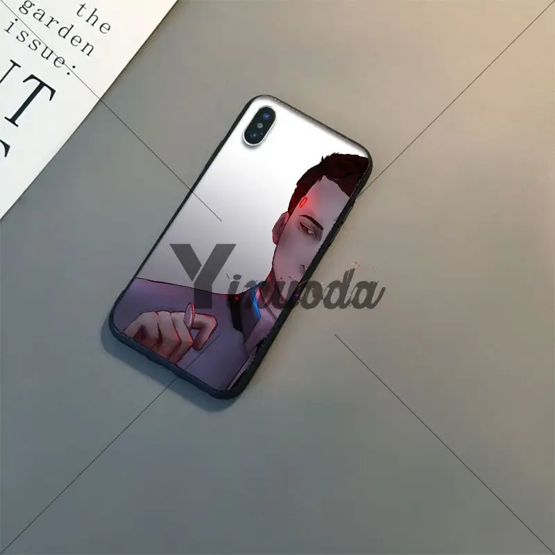 A13 Детройт стать человеком RK800 Коннор Новинка чехол для телефона Fundas чехол для Apple iPhone 8 7 6 6S Plus X XS MAX 5 5S SE XR чехол - Цвет: A13